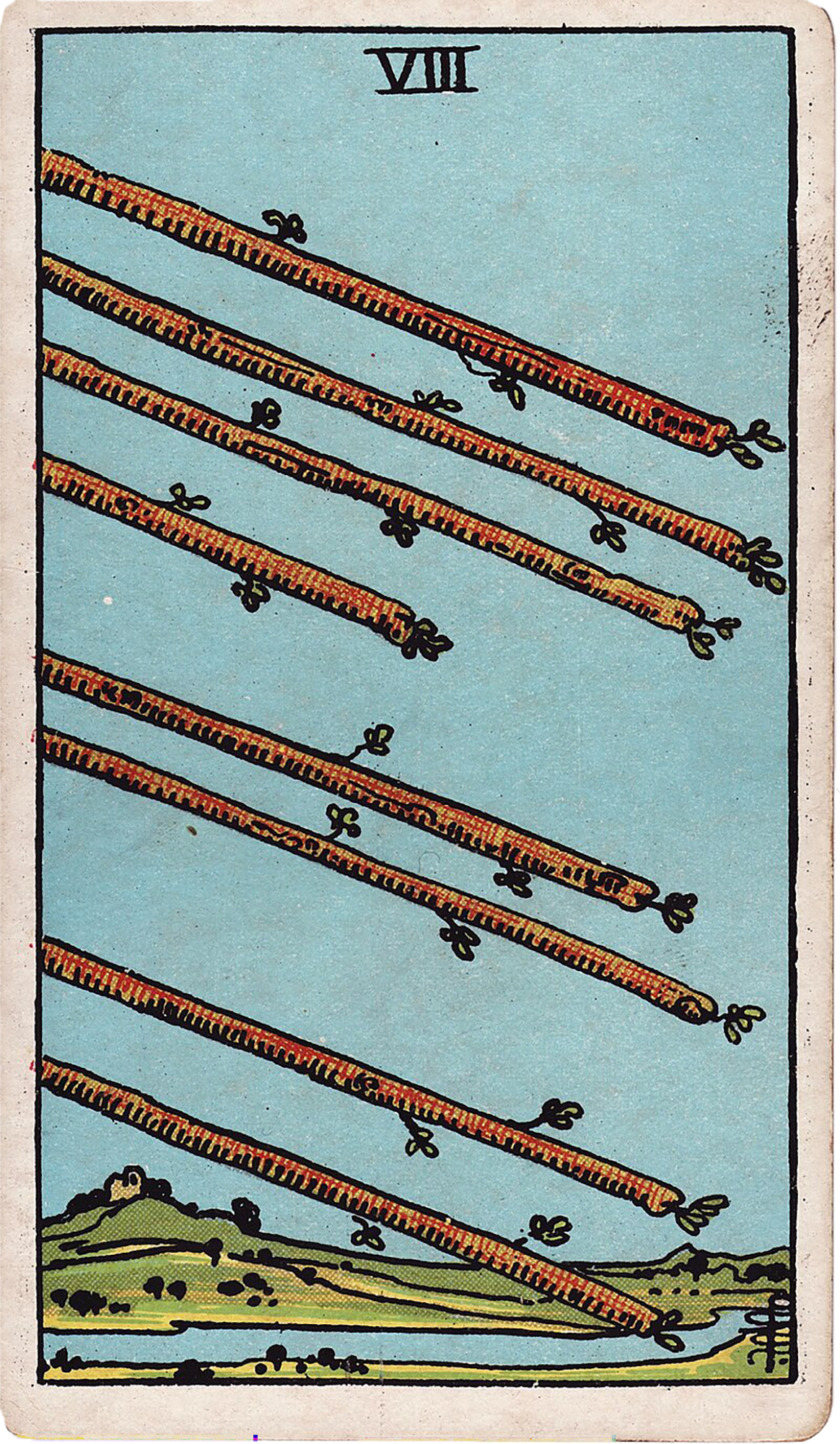 8 of Wands Tarot card
